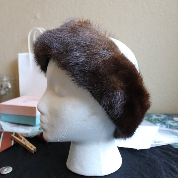 Christa Furs VINTAGE 80's RANCH BROWN GENUINE REAL FULL LENGTH MINK FUR COAT XL - Picture 2 of 12